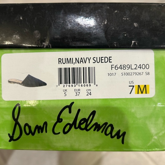 Sam Edelman Rumi mules in Navy - Picture 7 of 7